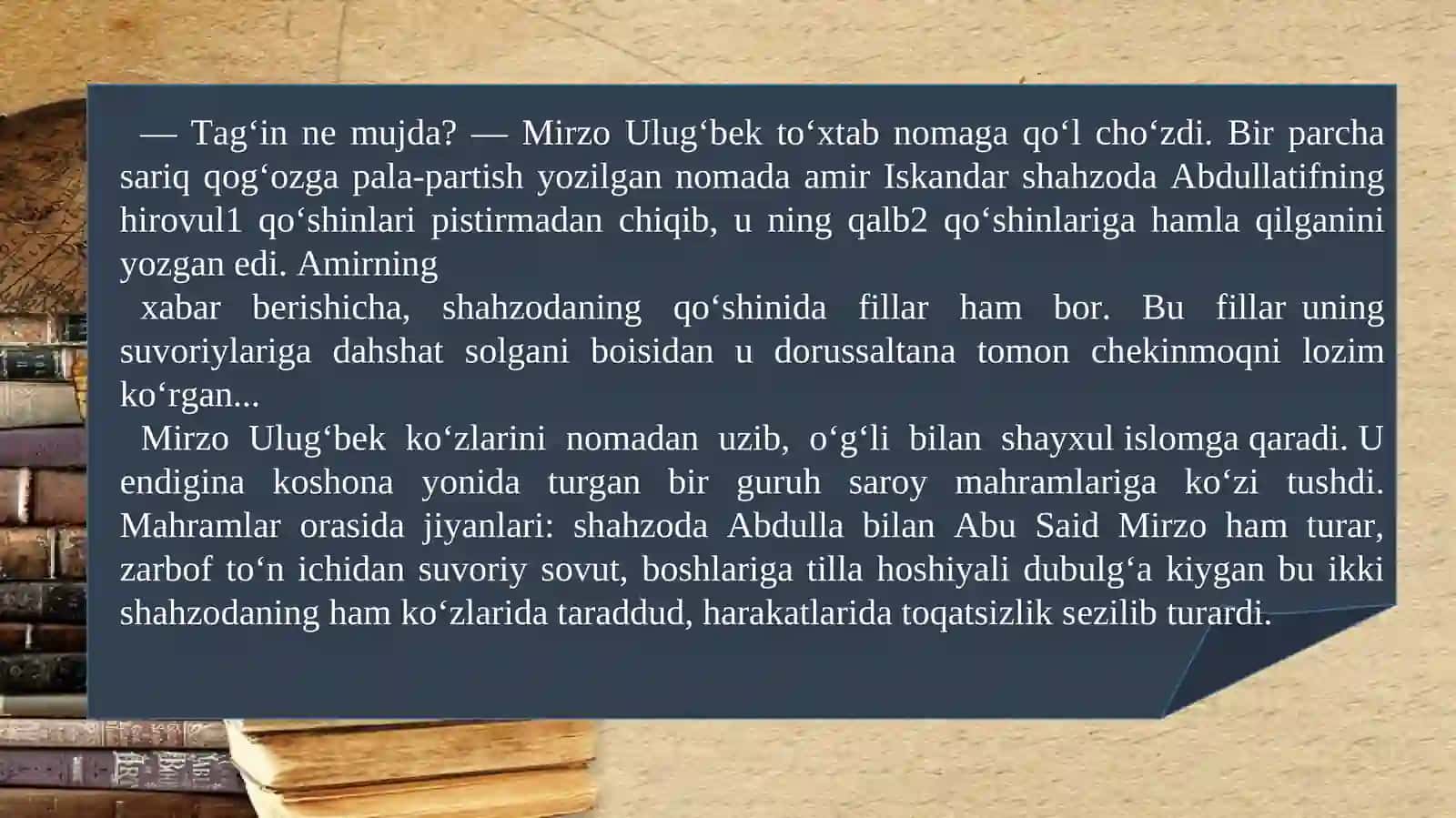 9-sinf Ulug'bek Xazinasi 3