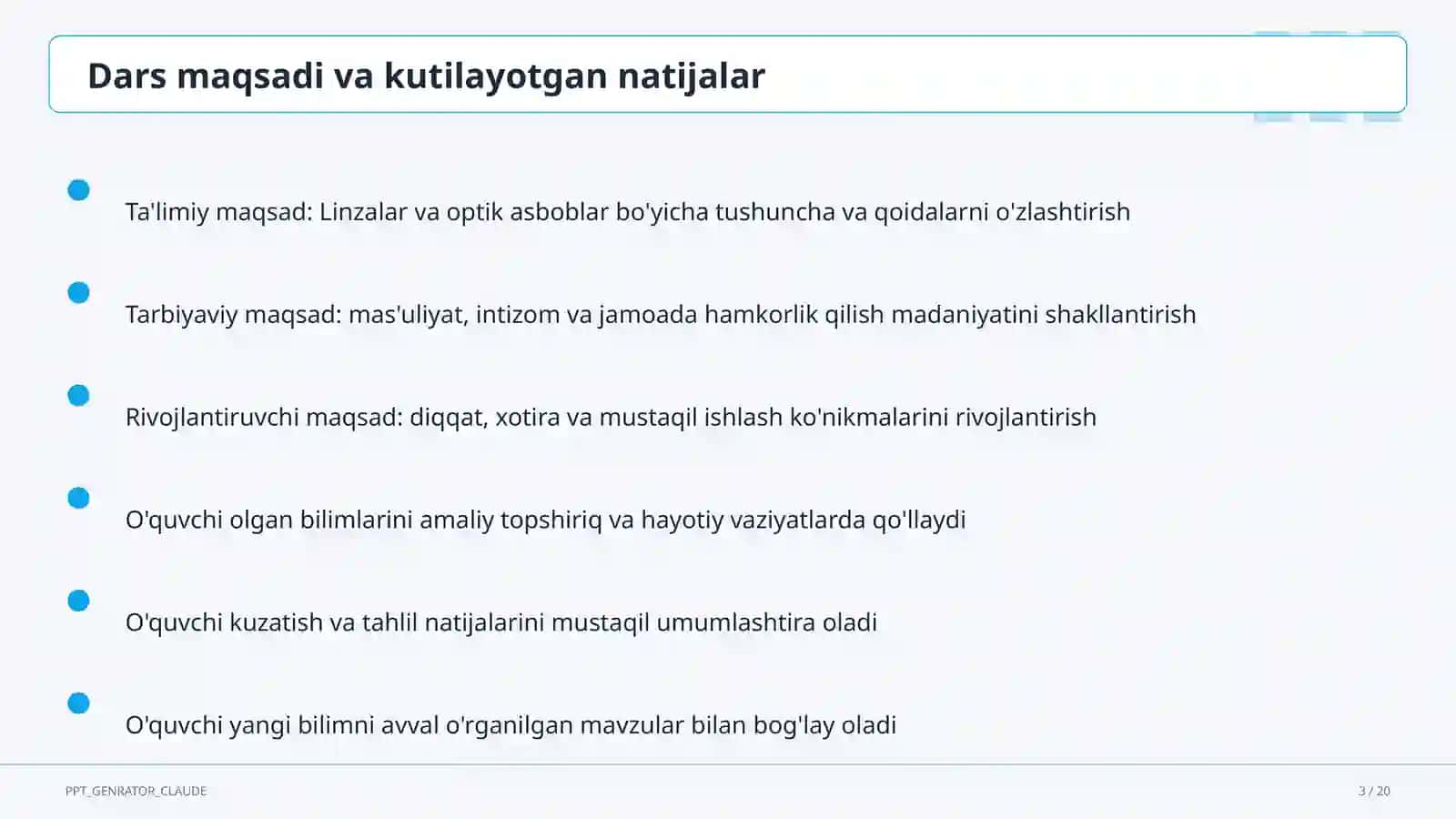 Linzalar va optik asboblar (11-sinf) 3