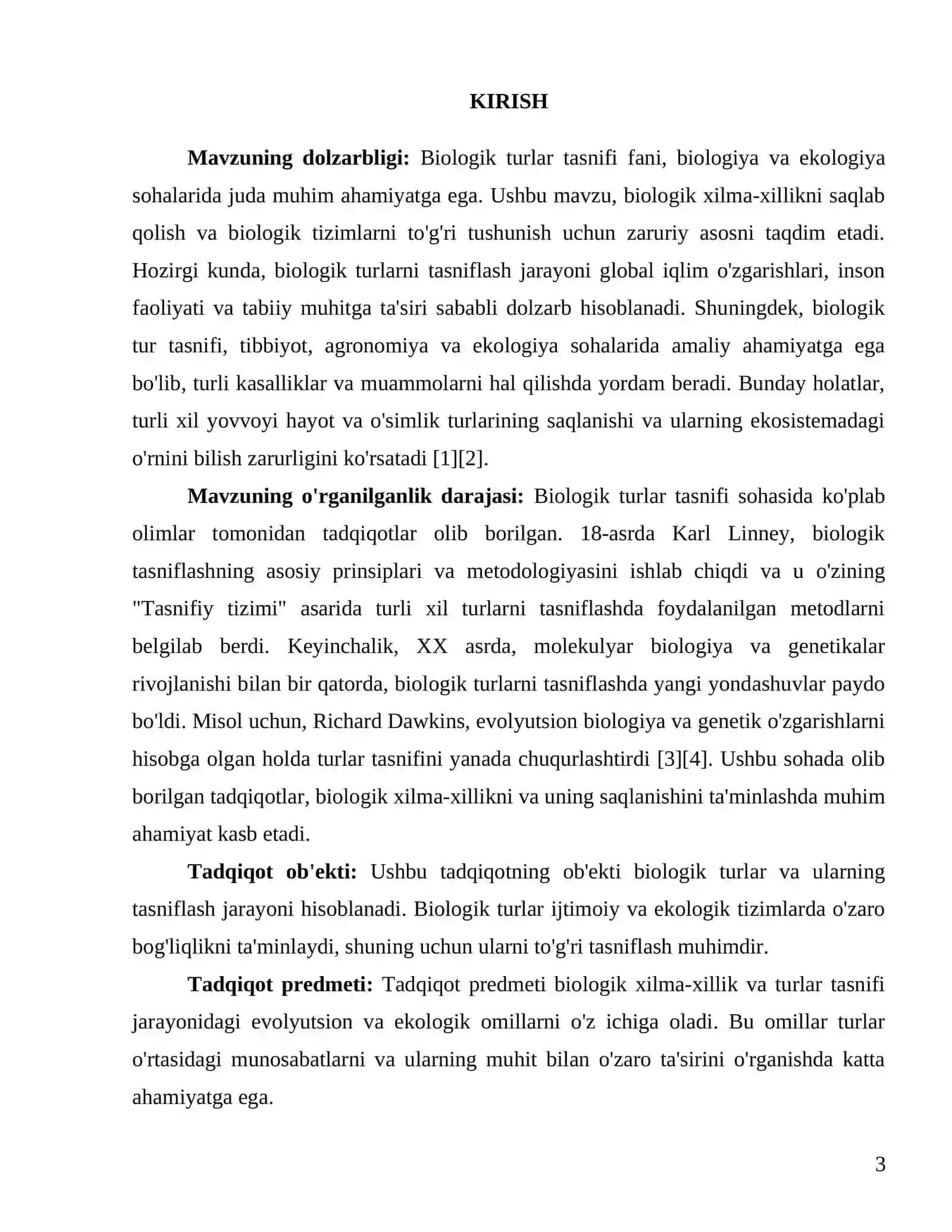MED INSTITUT BIOLOGIYA FANIDAN KURS ISHI 3