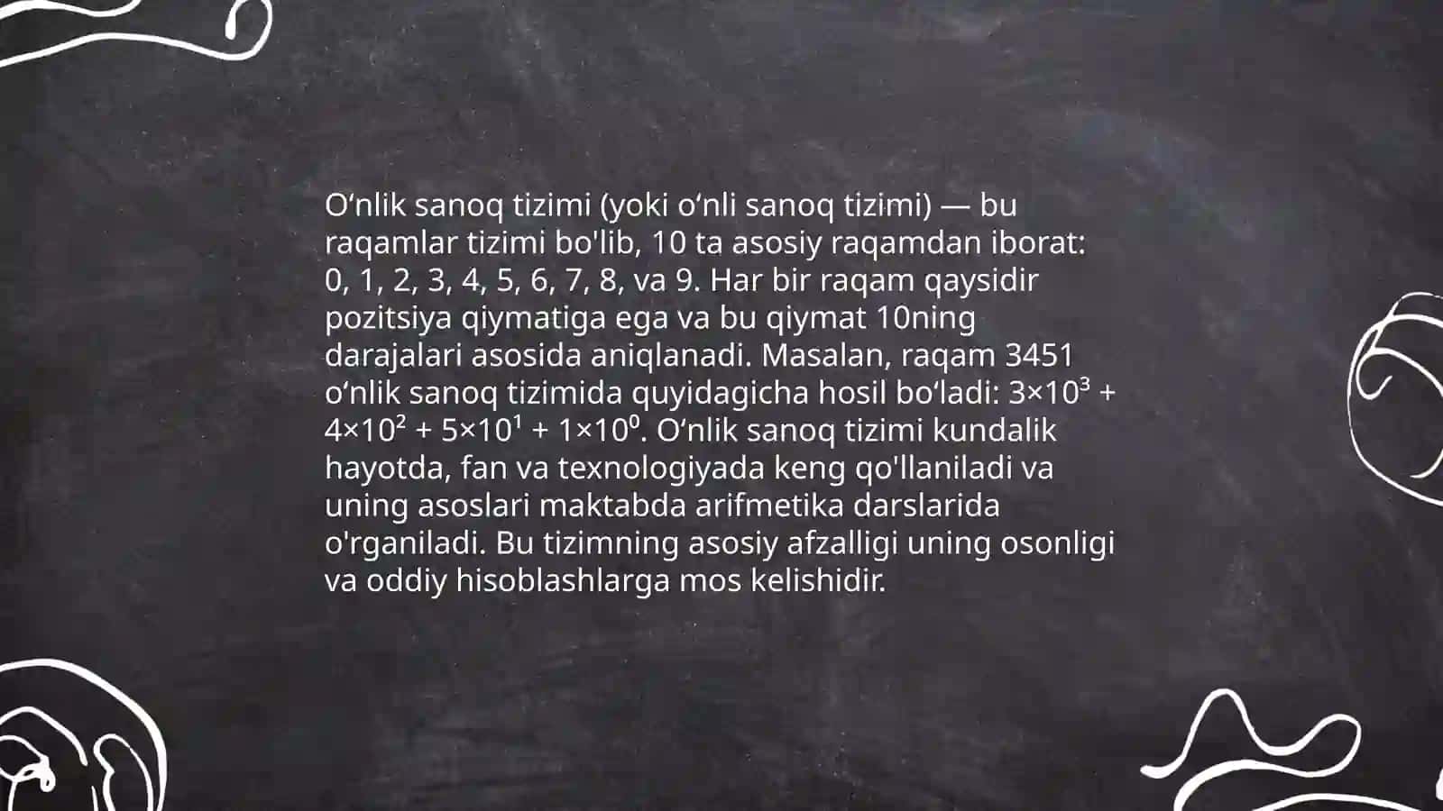 Oʻnlik yuzlik minglik va koʻp xonali sonlar kondesterida arifmetik amallarni oʻrgatish metodikasi 3