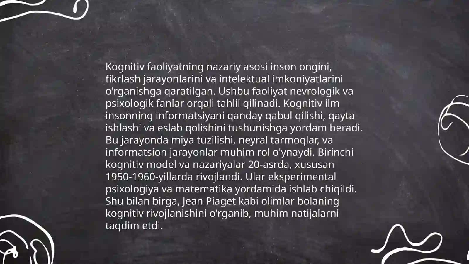 KOGNITIV FAOLIYATNING TUZILISHI, UNINGILMIY BILIMDAGI XUSUSIYATLARI. ILMIY BILIMSHAKLLARI 3