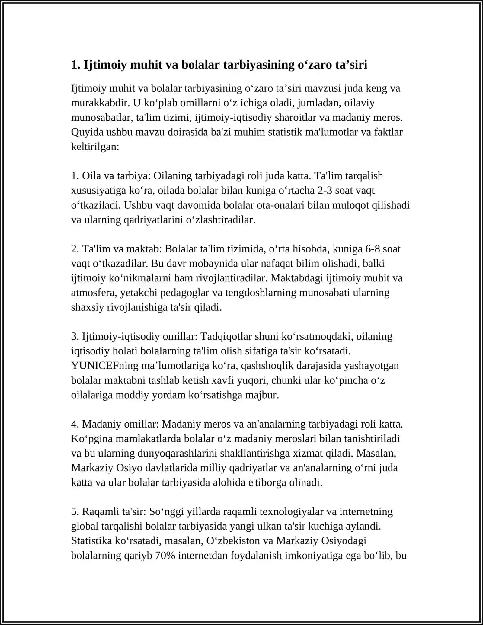 IJTIMOIY MUHIT BOLANI TARBIYALASHNING OMILI SIFATIDA 3