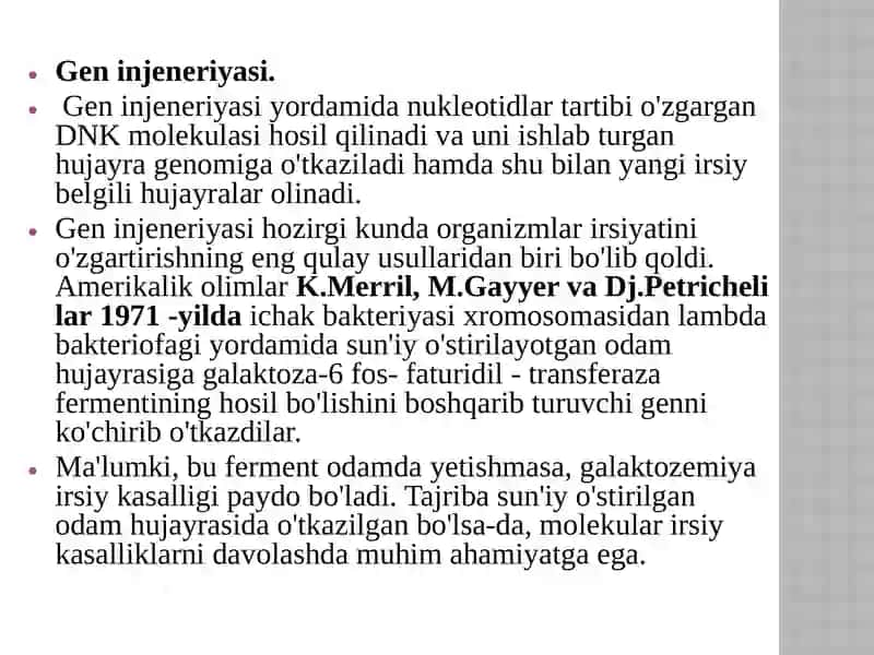 UMUMIY GENETIKA:irsiyatvaoz'garuvchanlikqonuniyatlari 3