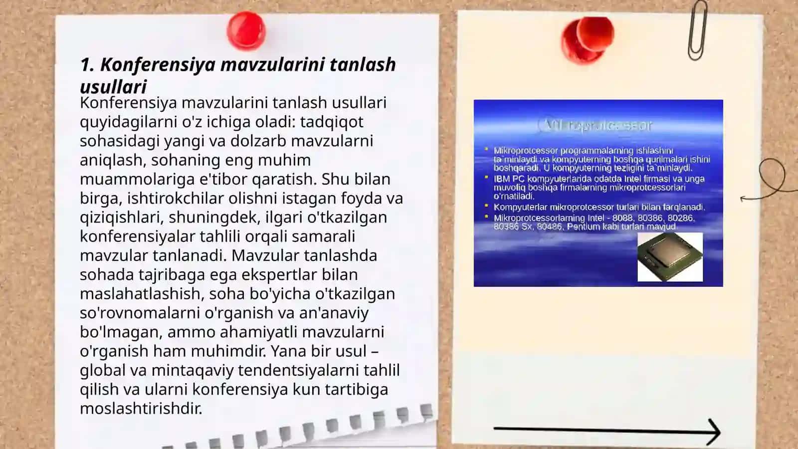 Konferensiya uchun material tayyorlash 3