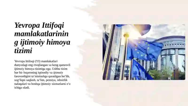 Yevropa Ittifoqi, AQSH va Yaponiya mamalakatlari ijtimoiy himoyasining farqli jihatlari 3