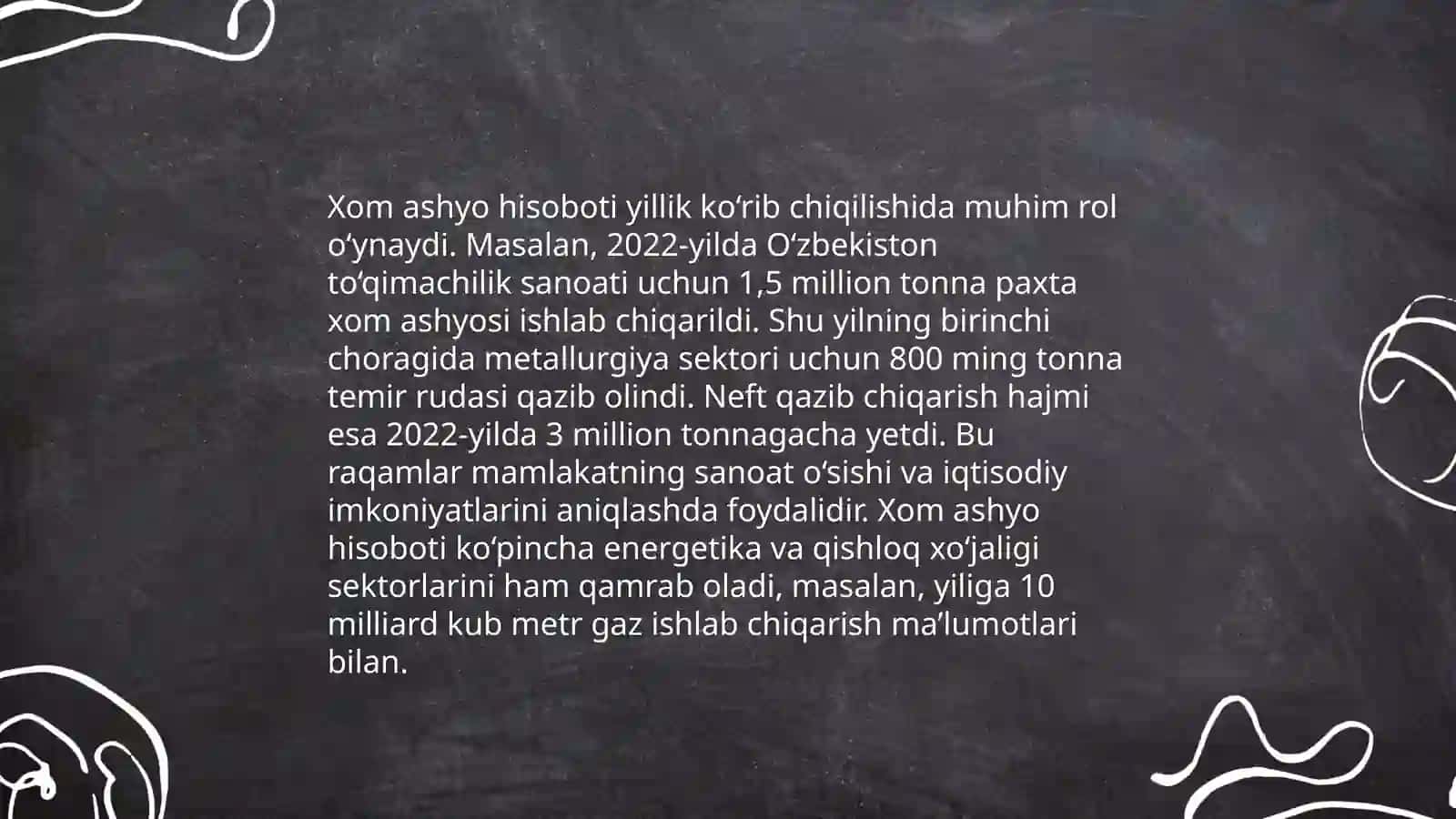 Ishlab chiqarish jarayoni hisobi 3