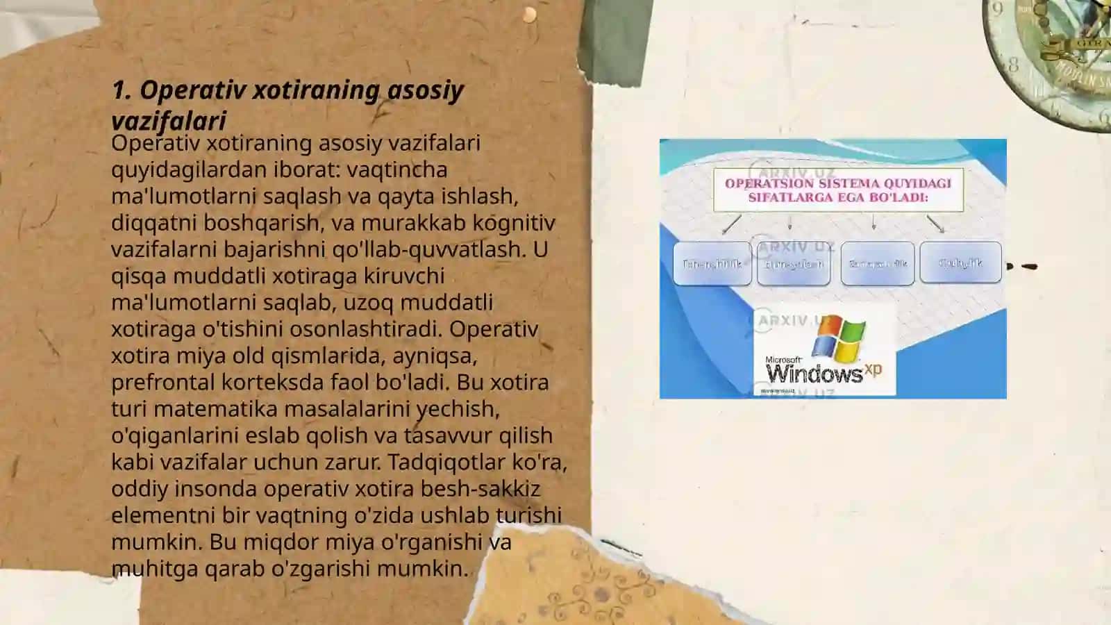 Operativ xotira va uning taqsimlash metodlari 3