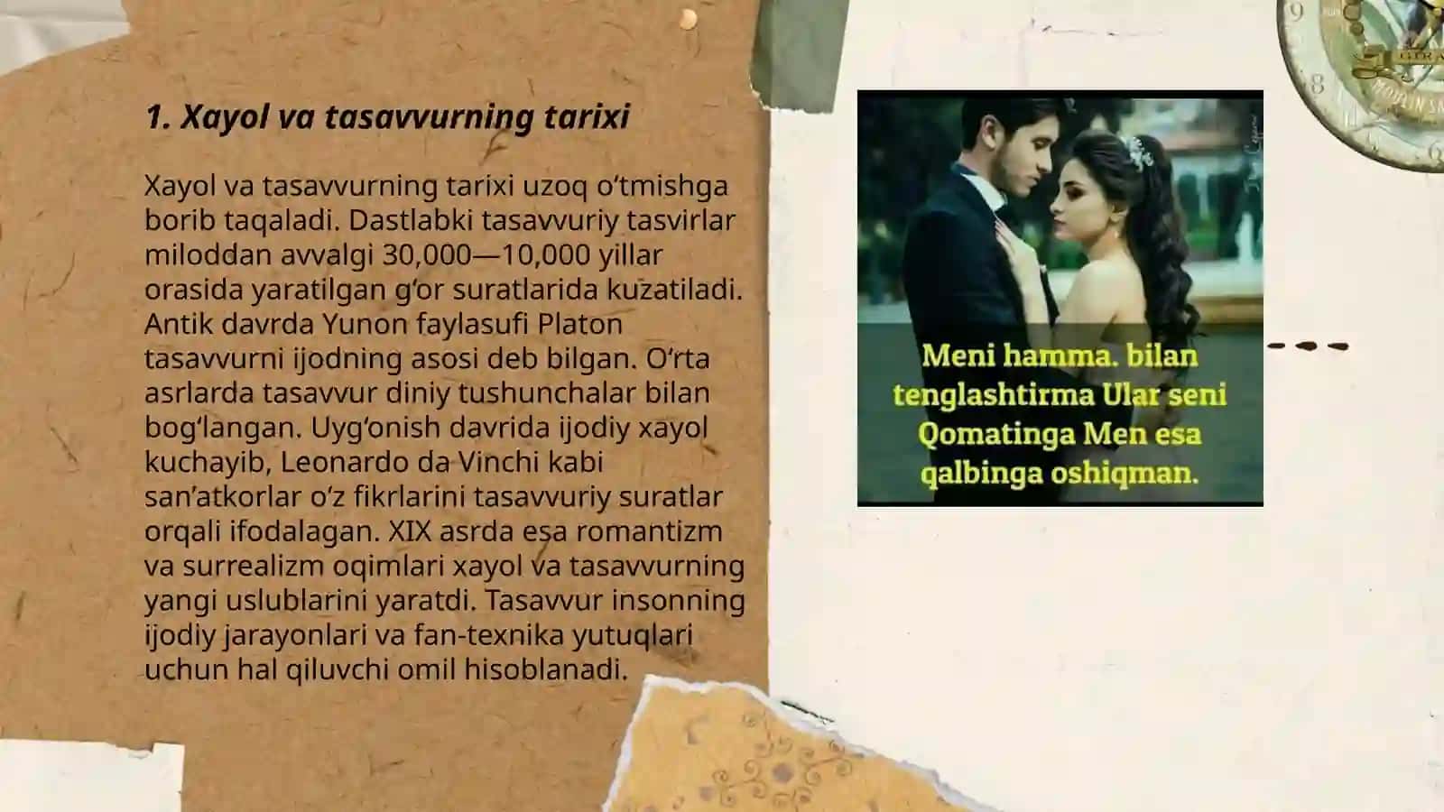 Xayol va tasavvurlar 3