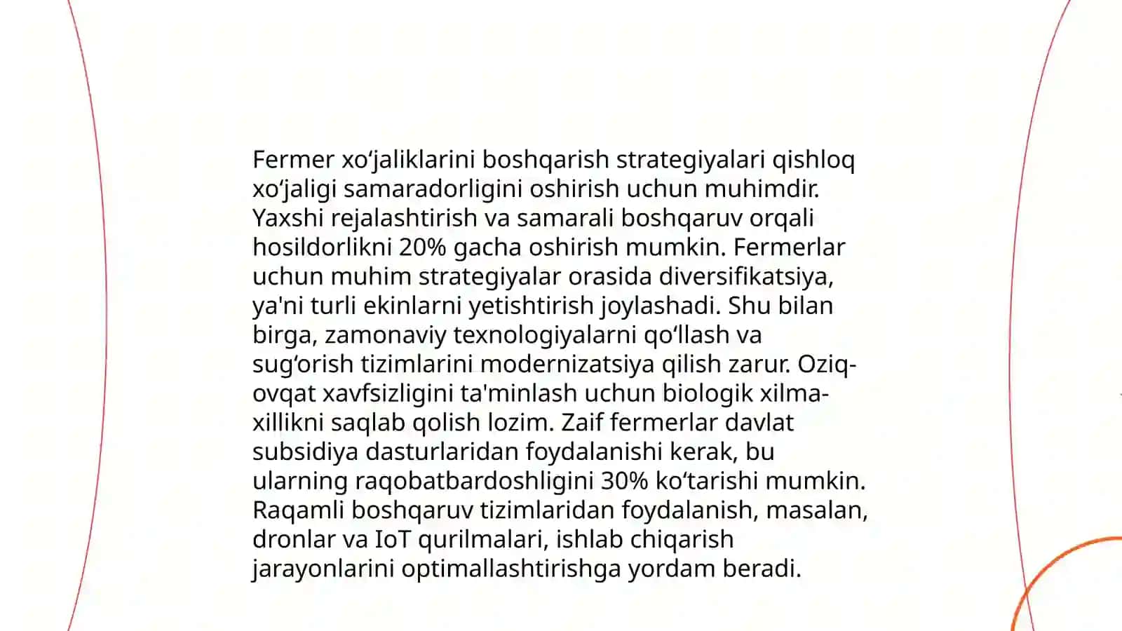 Fermer xo`jaliklarini boshqarish strategiyalari 3