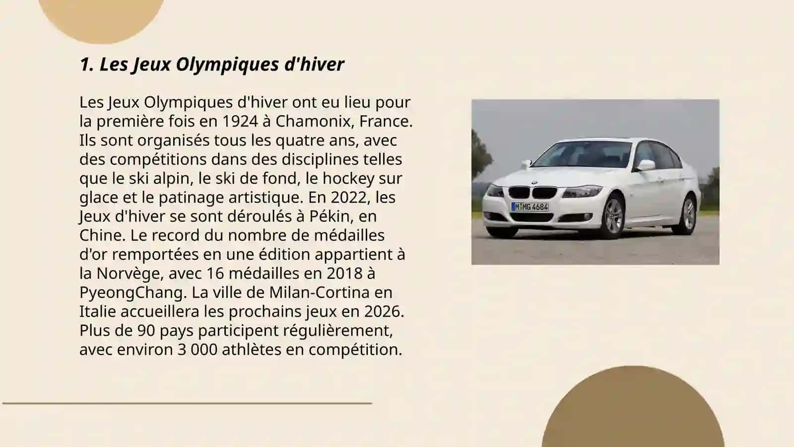 Le sport dʼhiver et dʼete 3
