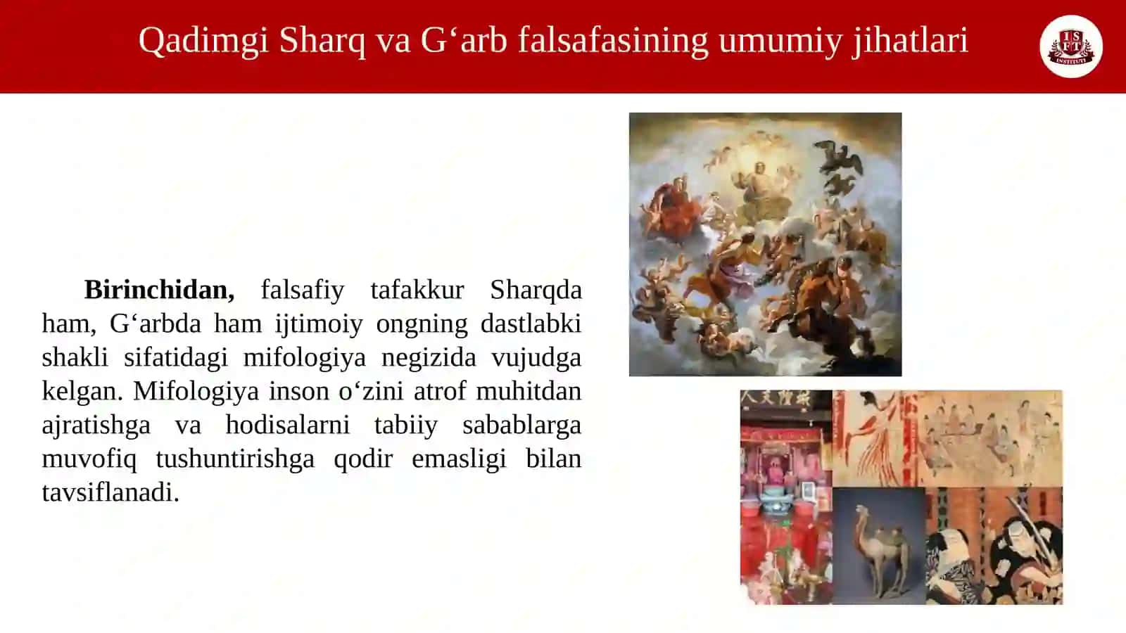 Qadimgi Sharq va G‘arb falsafasining umumiy jihatlari 3