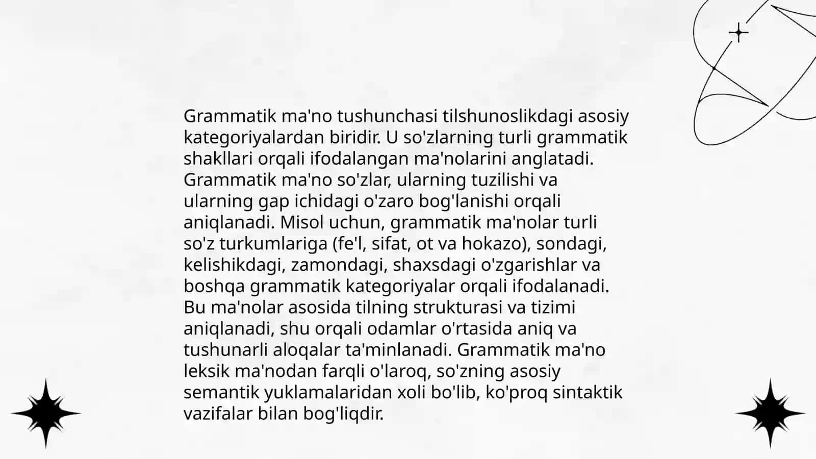 Grammatik ma'no va ularning turlari 3