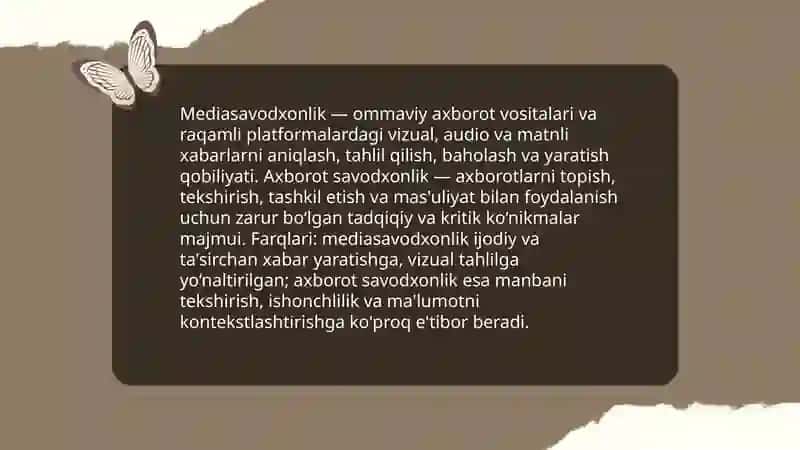 Vizual savodxonlikning nazariy asoslari va o'ziga xosliklari 3