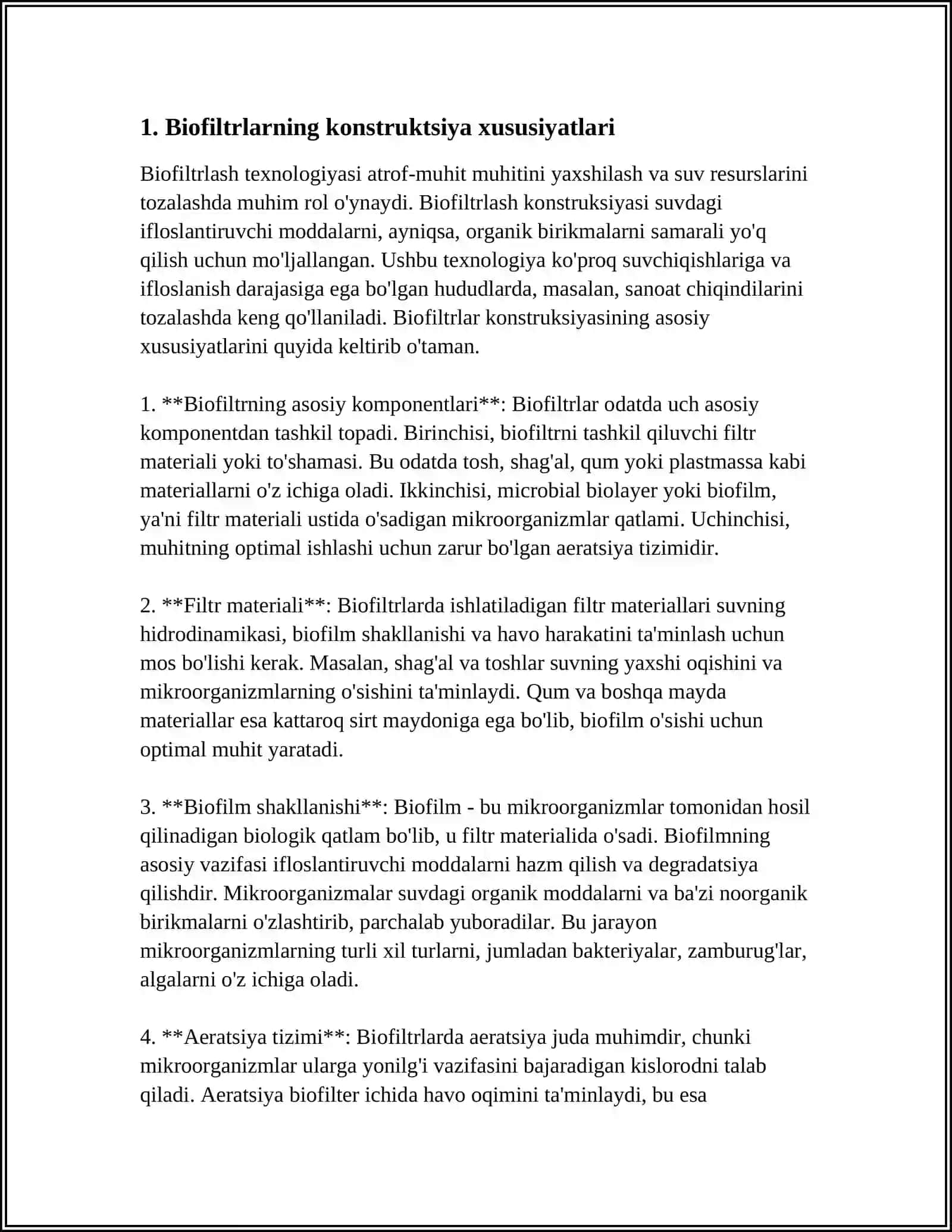 BIOLOGIK TOZALASH MOSLAMALARINING ASOSIY KONSTRUKSIYALARI 3