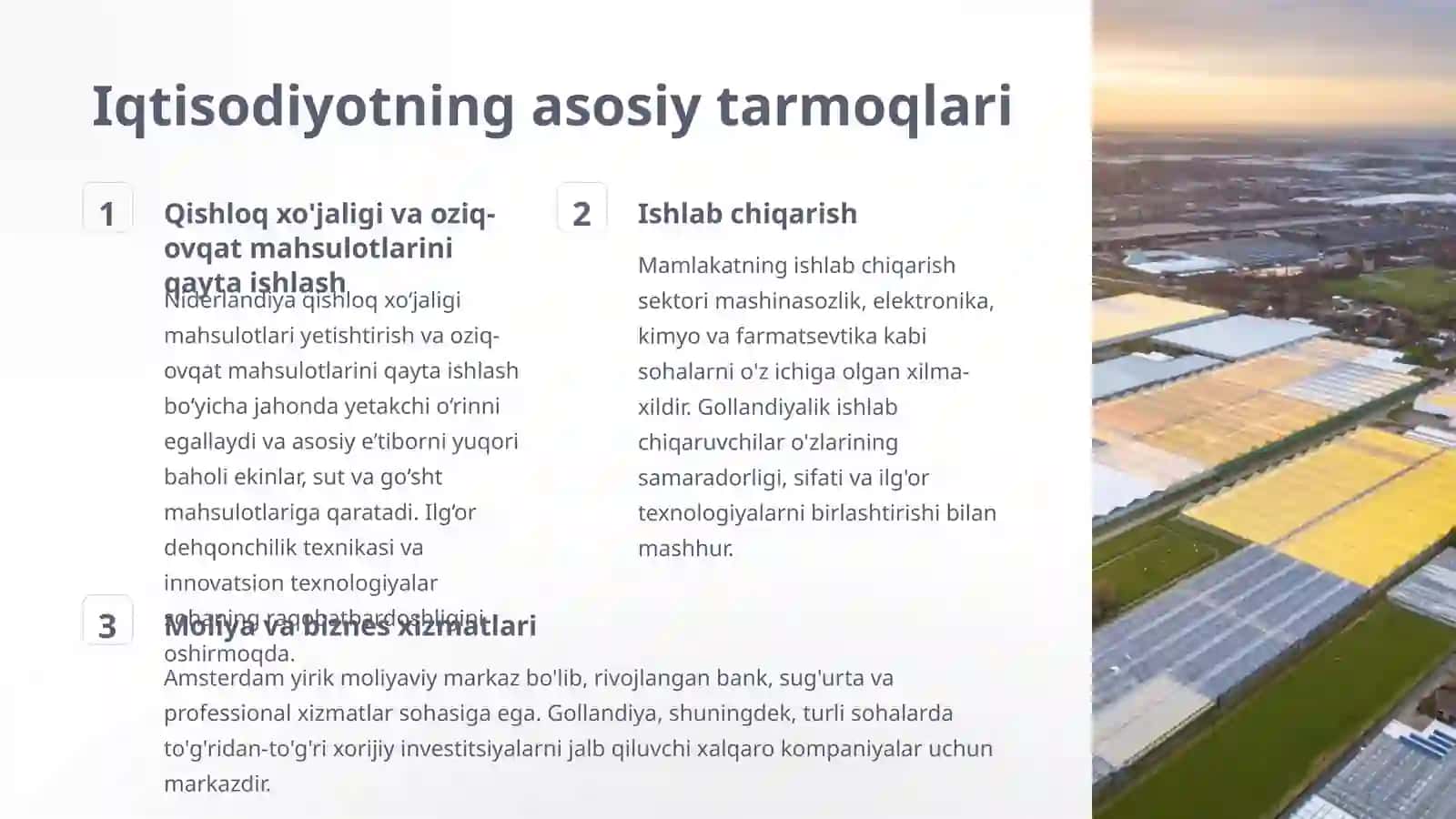 Niderlandiya iqtisodiyotiga kirish 3
