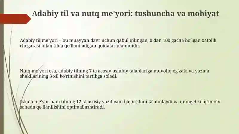 Nutq va adabiy me'yor 3
