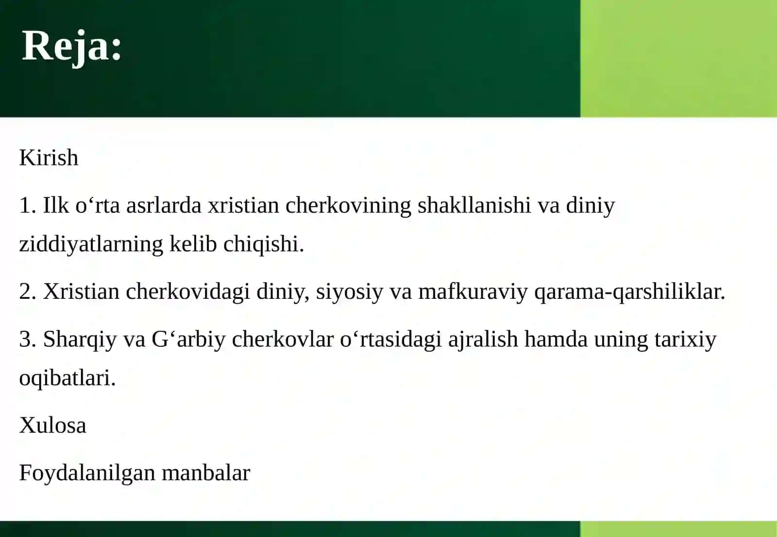 ILK O‘RTA ASRLARDA XRISTIAN CHERKOVIDAGI ZIDDIYATLAR 3