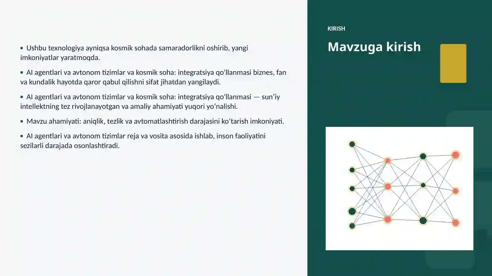 SUNʼIY INTELLEKT • PROFESSIONAL TAQDIMOT 3