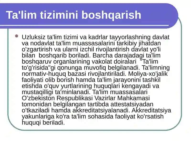 OLIY Ta’limni boshqarish 3