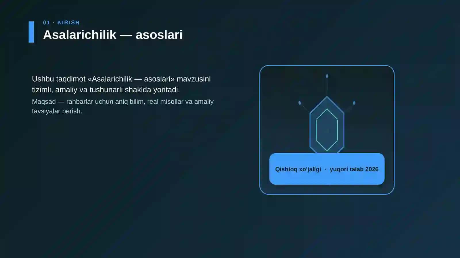 Asalarichilik — asoslari 3