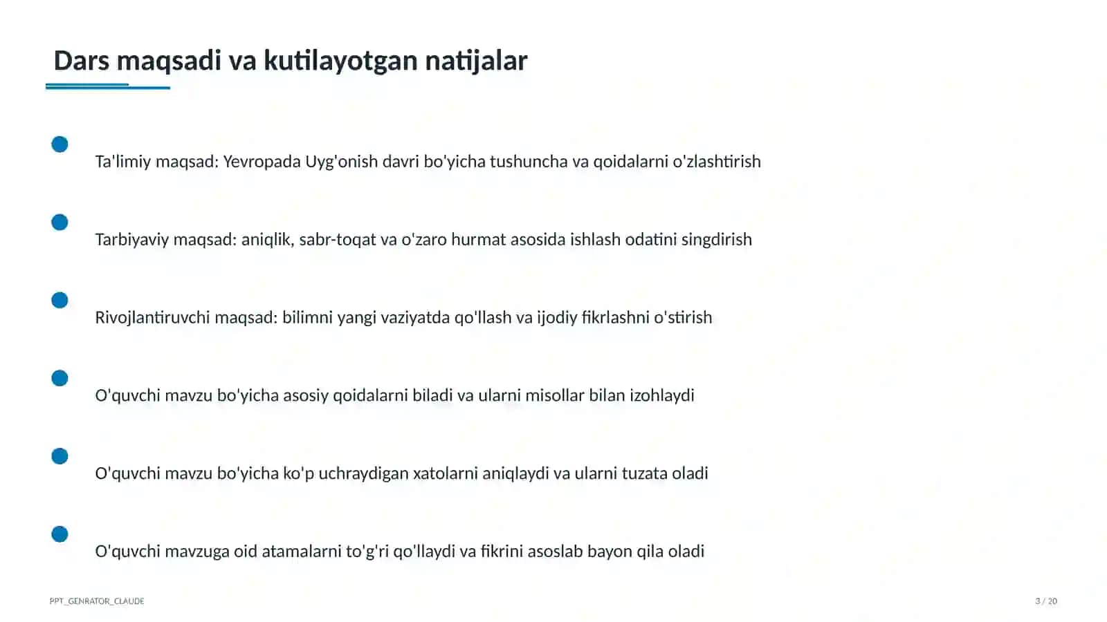 Yevropada Uyg'onish davri (8-sinf) 3
