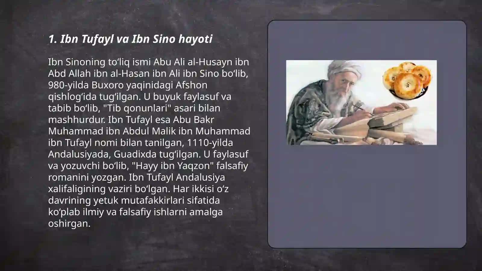 Ibn Tufayl va Ibn Sinoning “Xay ibn Yakzon o’g’li” risolasini qiyosiy tahlil etish 3