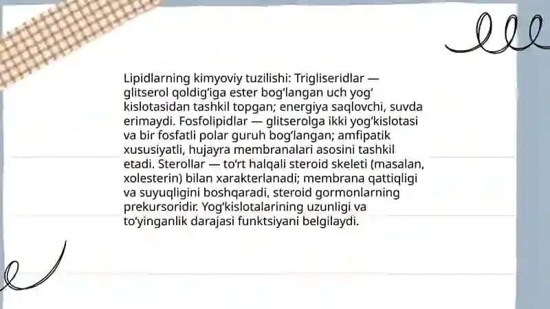 Lipidlarning tuzulishi funksiyasi va hazmlanishi yoshga bogliqligi 3