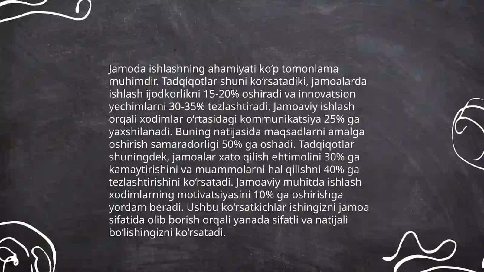 Jamoda ishlash 3