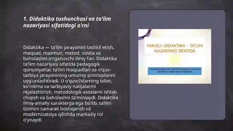 Didaktika ta'lim nazariyasi sifatida 3