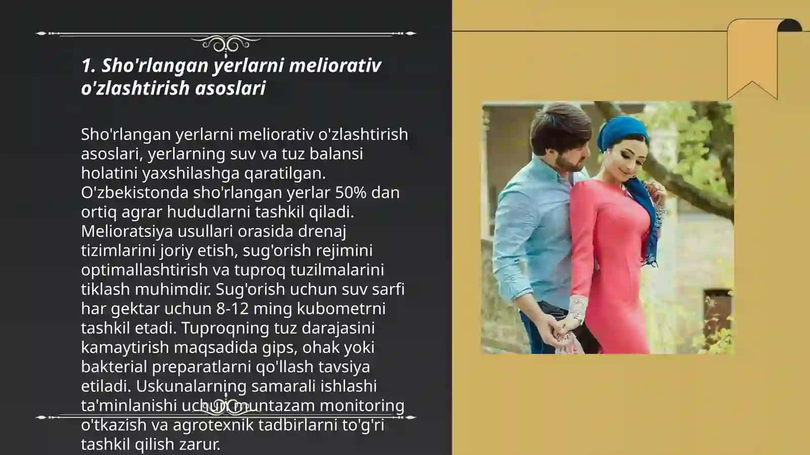 Sho’rlangan yerlardan asosiy sho’ri yuvib bo’ingandan keyin ekiladigan dastlabki o’zlashtirish ekinlarni etishtirish texnologiyasi 3