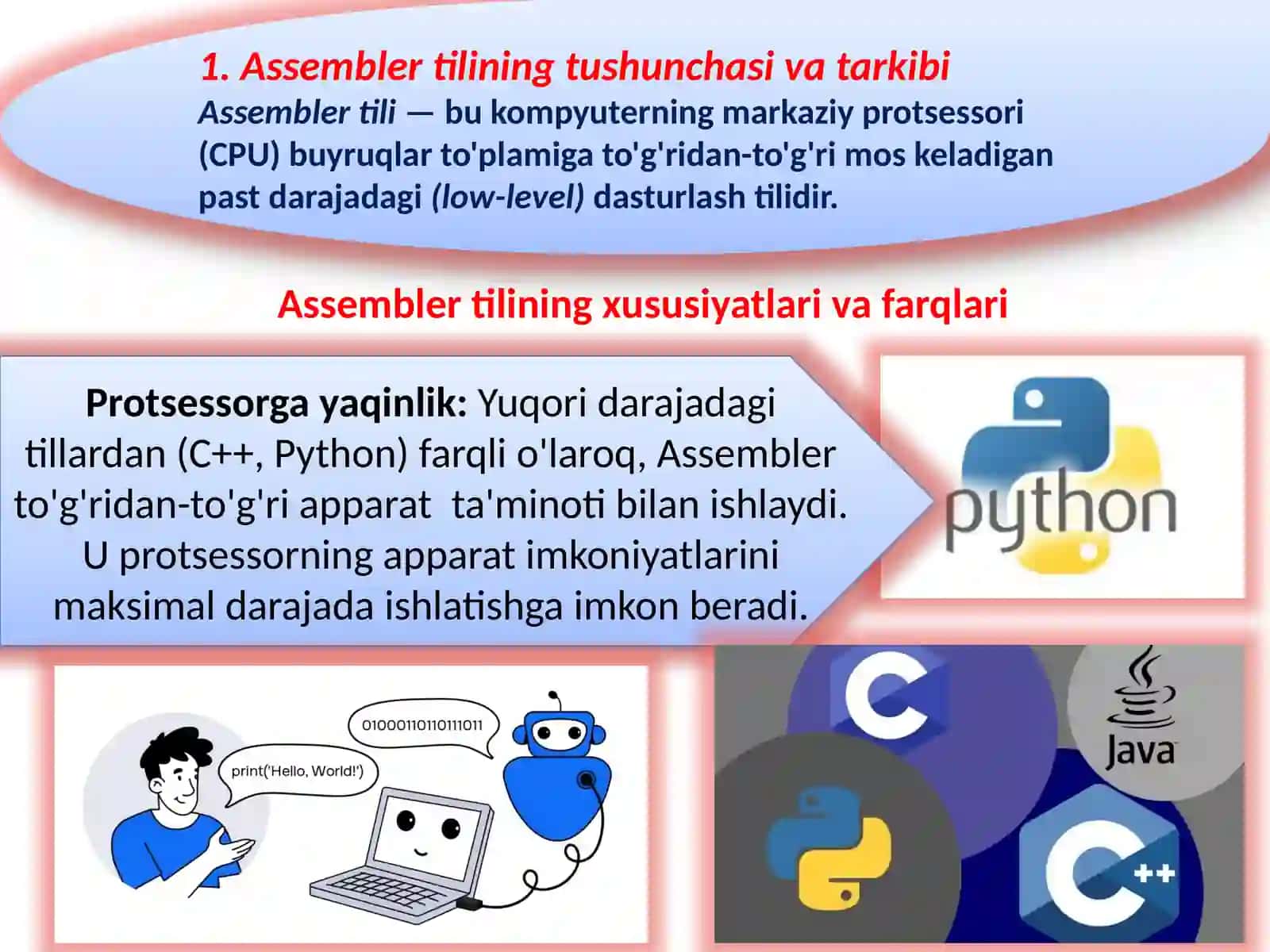 Assemblertilik dasturlash asoslari 3