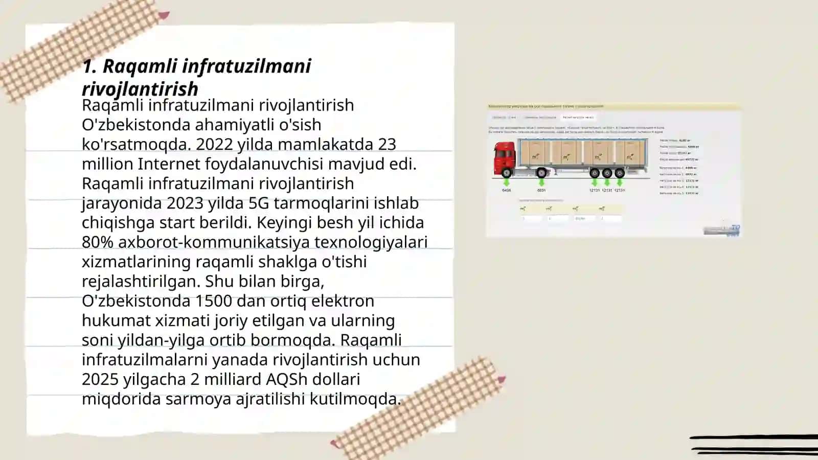Raqamli iqtisodiyotning asosiy rivojlanish yo'nalishlari "Raqamli O'zbekiston-2030"strategiyasi va uning mohiyati 3