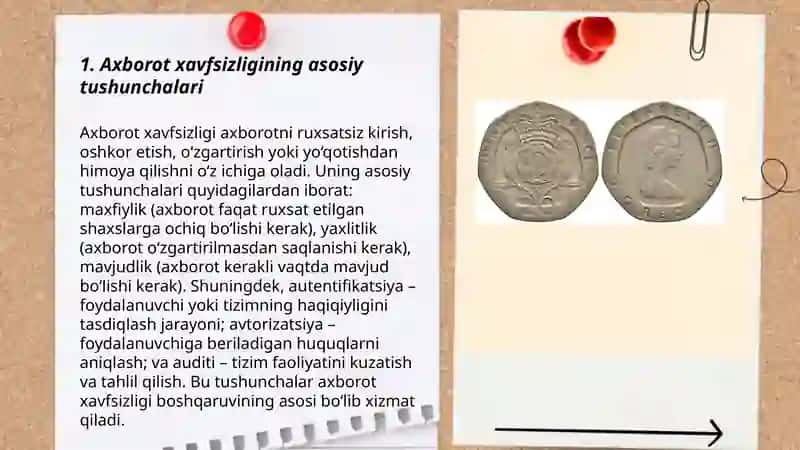 Axborot xavfsizligini ta'minlashning ǵoyaviy-nazariy va huquqiy asoslari 3