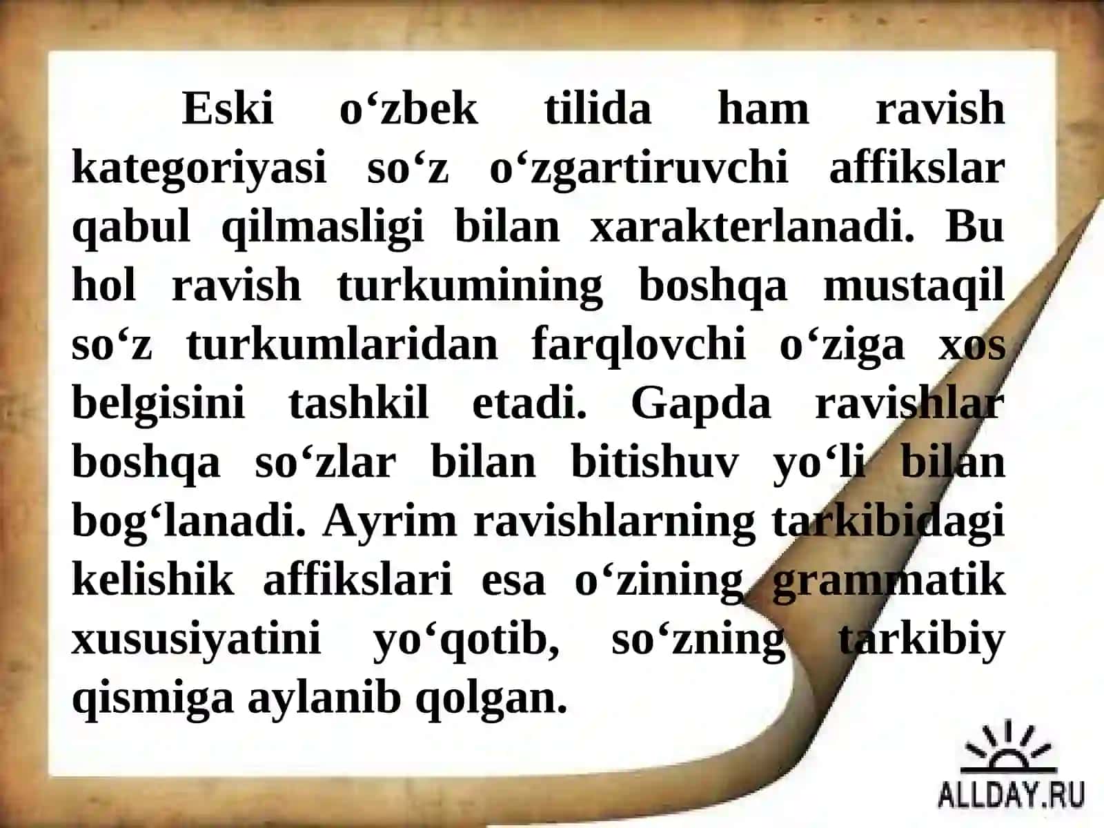 Ravish so‘z turkumi 3
