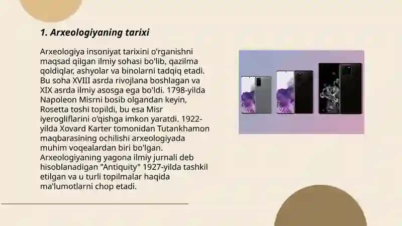 Arxalogiya nima va nima vazifani bajaradi 3