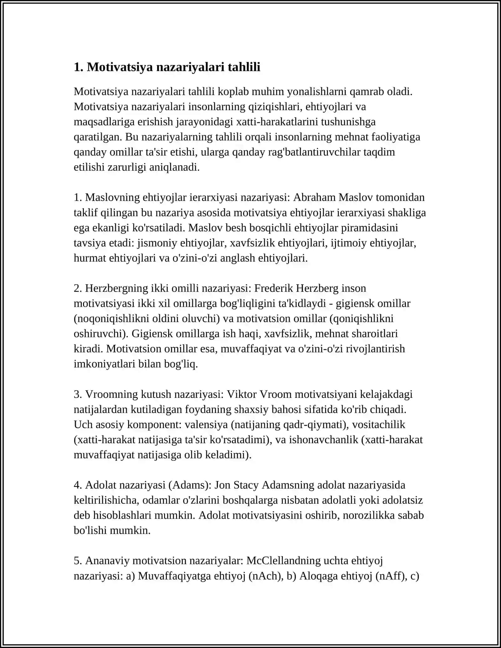 MOTIVATSIYA NAZARIYALARI 3