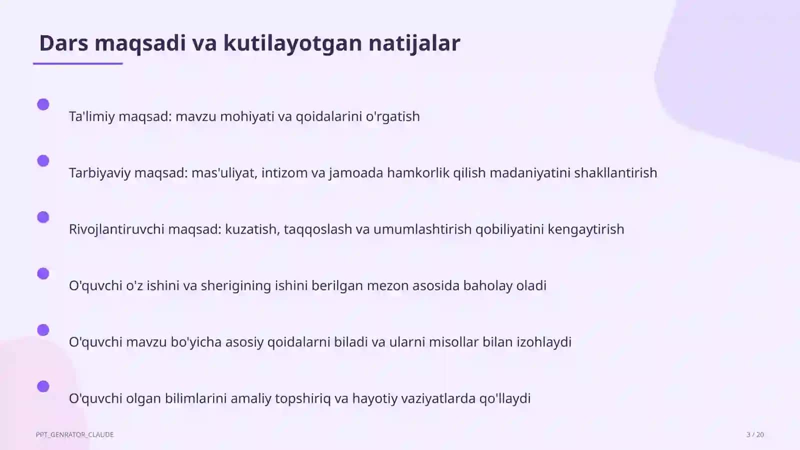 Ona tili va o'qish 3