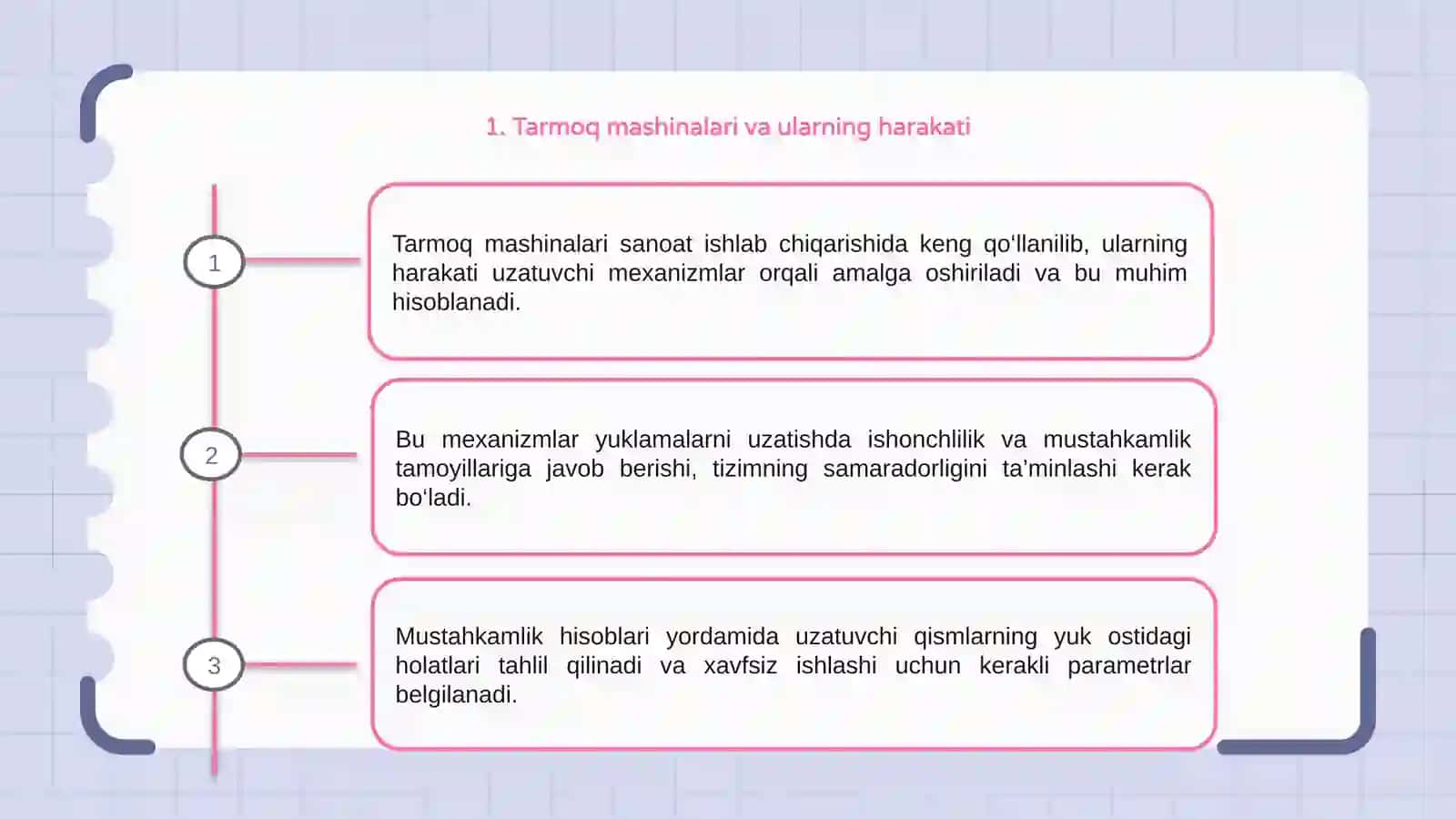 Harakatni uzatuvchi mexanizmlar 3