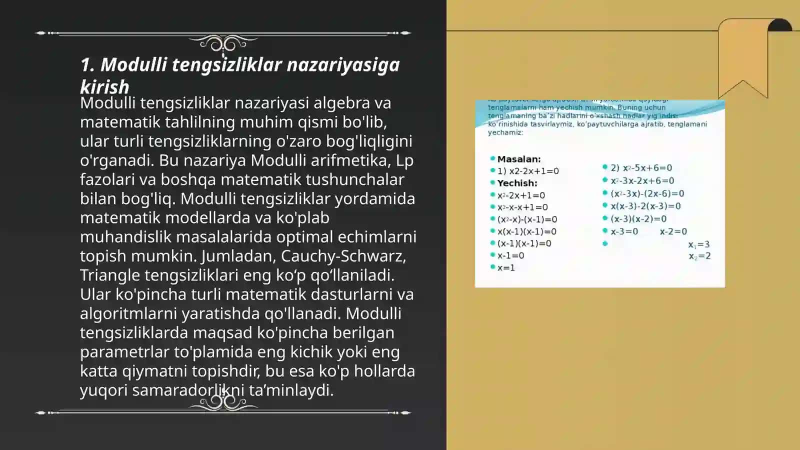 Modulli tengsizliklar sistemasi haqida tushuncha 3