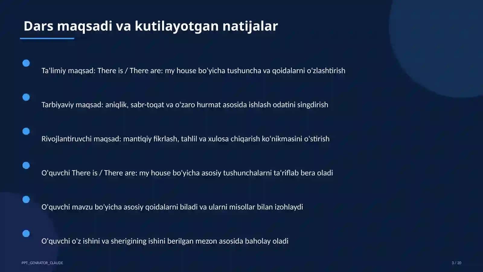 Ingliz tili (1– 11) — o'quvchilar uchun 3