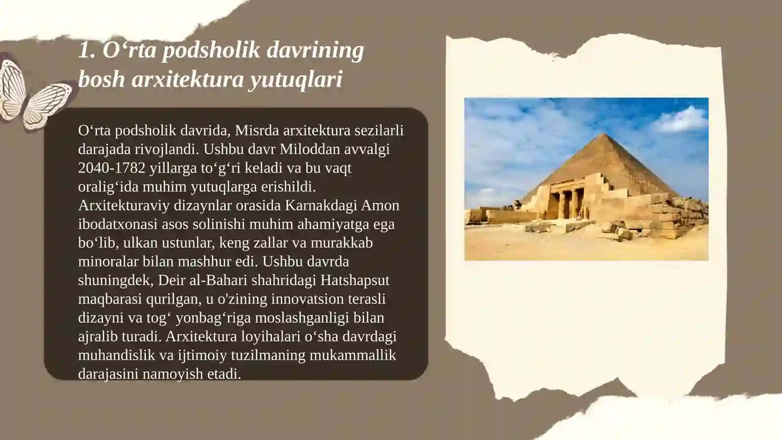 Oʻrta podsholik davrida Misr 3