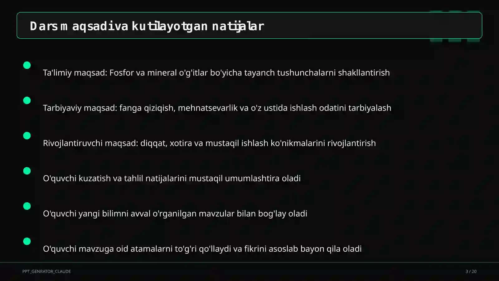 Fosfor va mineral o'g'itlar (9-sinf) 3
