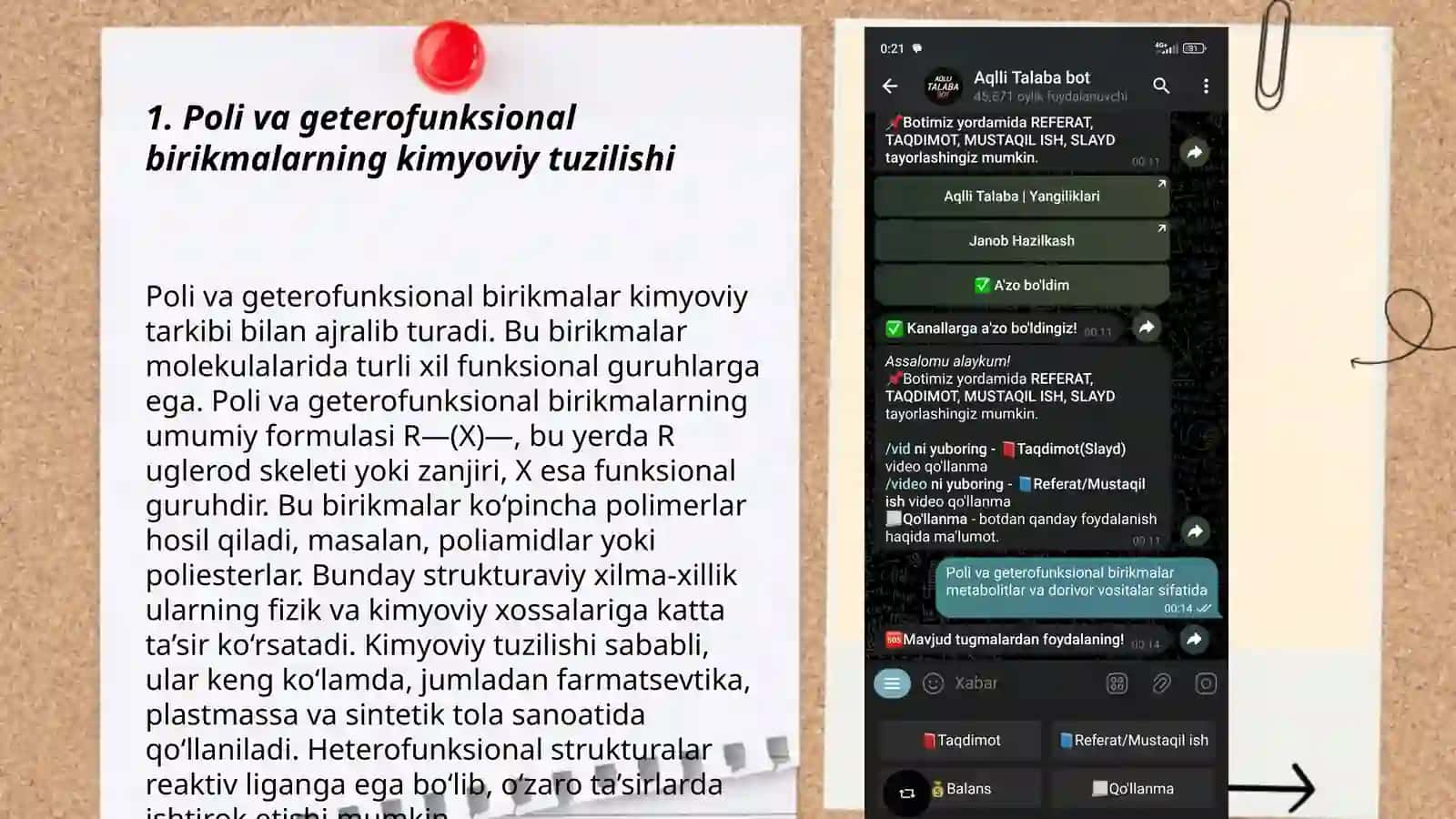 Poli va geterofunk sional birikmalar metabolitlar va dorivor vositalar sifatida 3