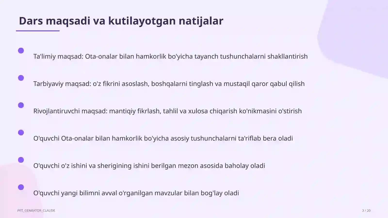 Ota-onalar bilan hamkorlik 3
