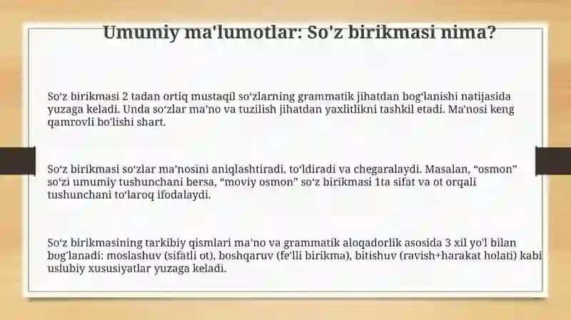 So'z birikmalari uslubiyati 3