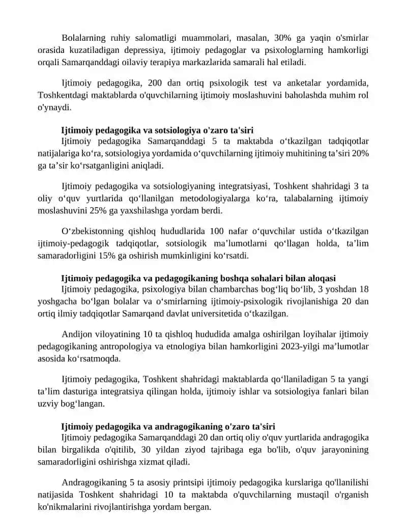 Ijtimoiy Pedagogika Kursi 3