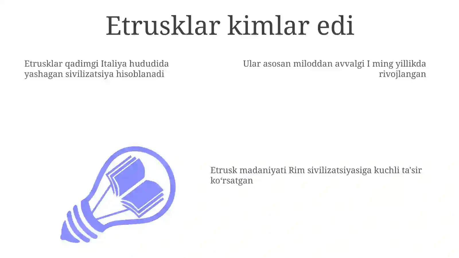 Etrusklar va ularning tili to‘g‘risidagi munozaralar 3