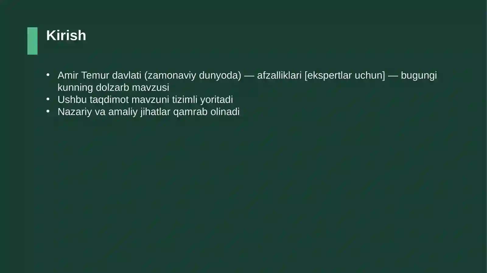 Amir Temur davlati (zamonaviy dunyoda) — afzalliklari [ekspertlar uchun] 3