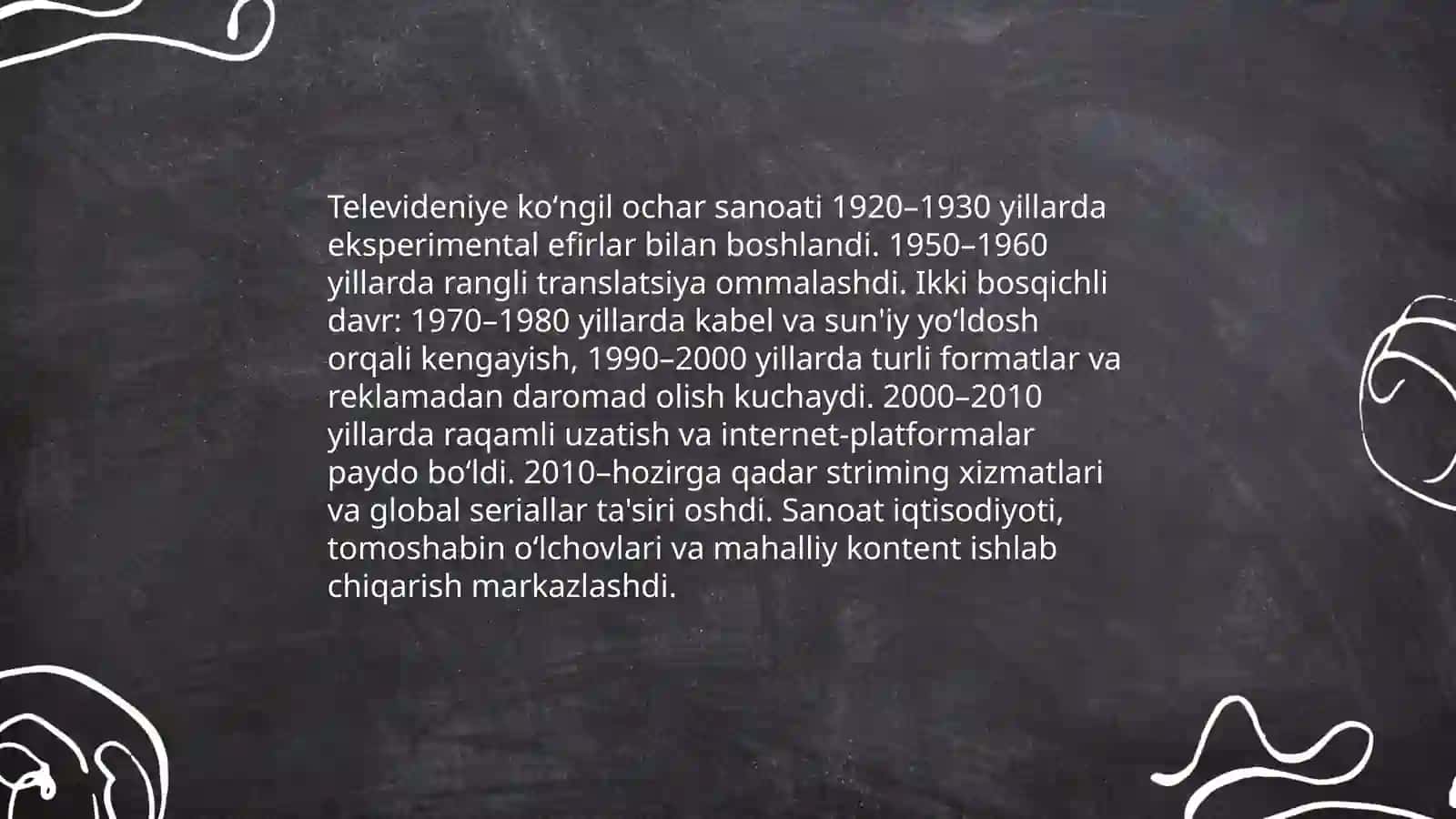 Televideniye koʻngil ochar sanoati 3