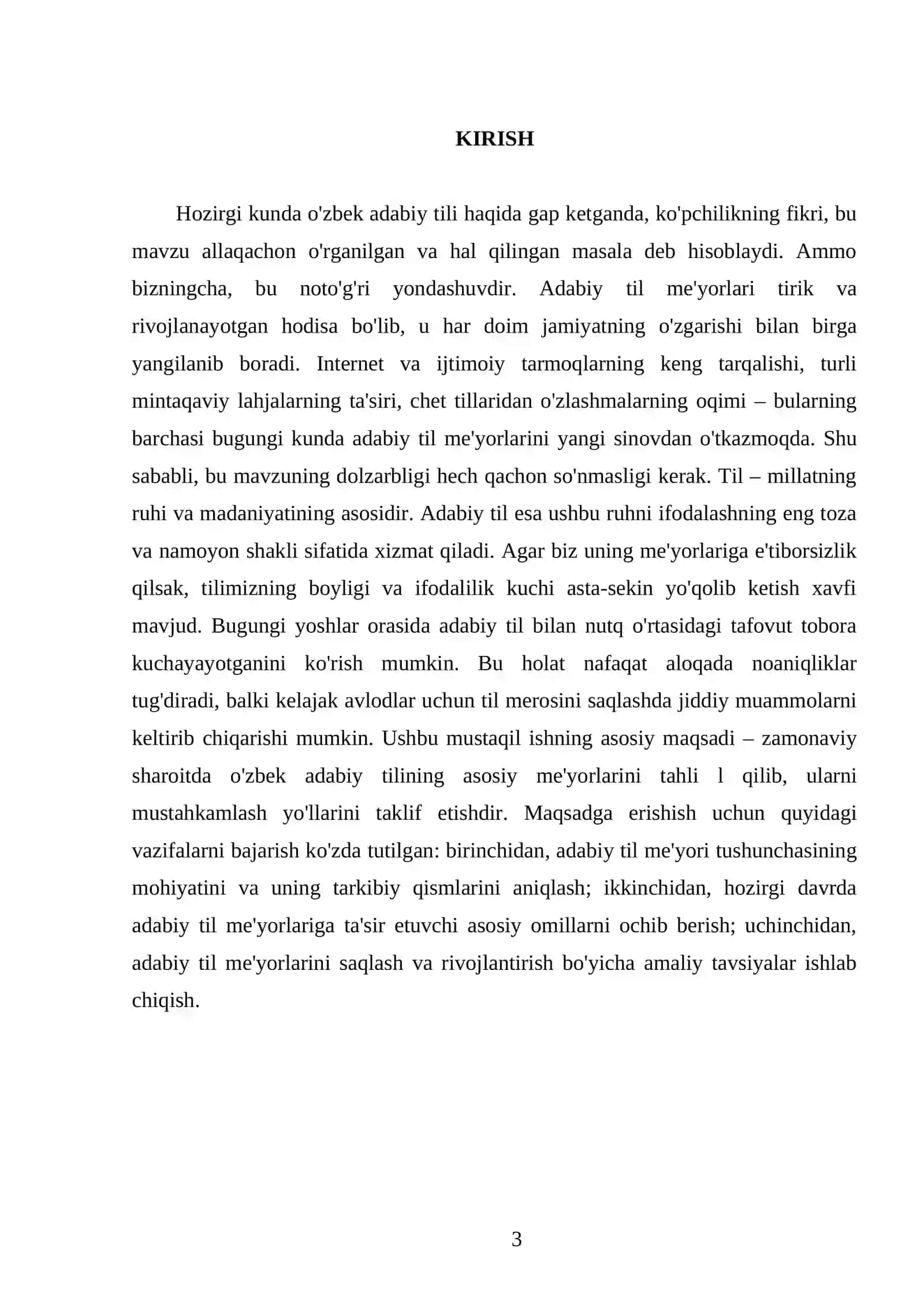 O`zbek adabiy tilining me`yorlari 3